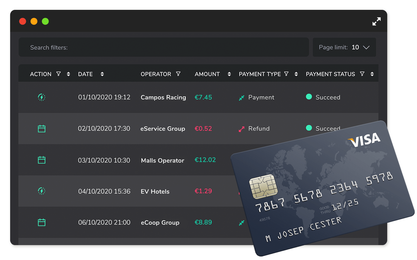 Billing and payments